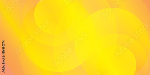 Abstract Circles, Yellow and Orange Gradient, Smooth Shapes, Warm Tones, Modern Design. Great for backgrounds, digital art, or adding a touch of brightness to any project