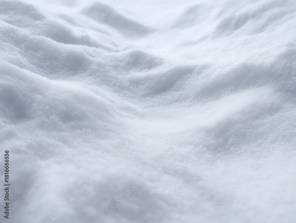 Fototapeta premium Fresh white snow creating soft winter texture background
