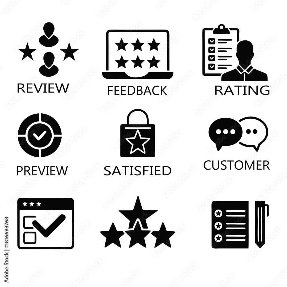 Obraz premium set of icons for web
