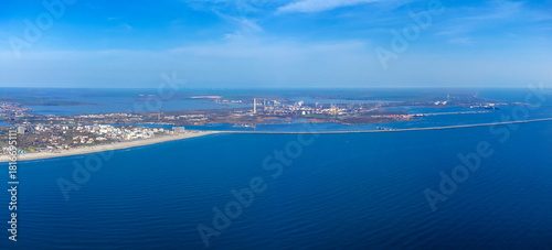 Wallpaper Mural Aerial view of the refinery in Navodari, Constanta County - Romania Torontodigital.ca