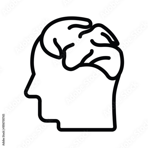 Human brain icon