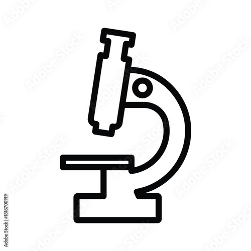 Microscope, laboratory icon
