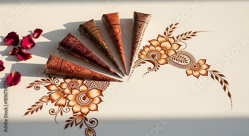 Henna Cones and Floral Designs: Cultural Artistry