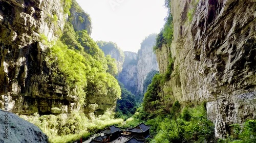Temple in Wulong National Park, Chongqing, China