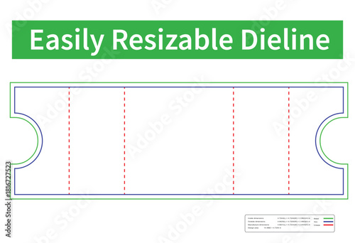 Half circle inserts inserts dividers ,Cereal Box Packaging Die Cut Template Layout With Bleed And Trim Lines.eps