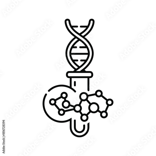 Medical intake form template for patient sample collection with blank fields isolated on