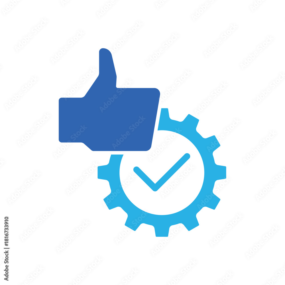 Obraz premium Icon a reliability, isolated against a clean background.