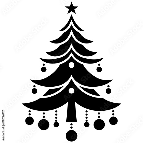 christmas tree vector