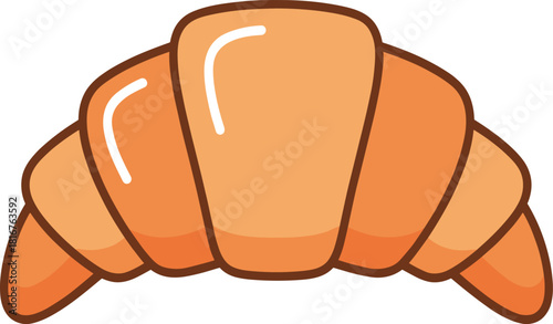 Freshly Baked Croissant Pastry