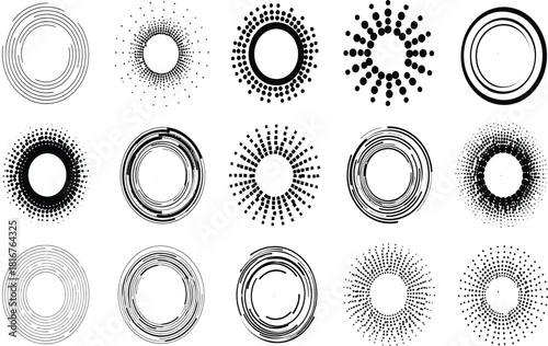 Collection of antique earrings on white background close up