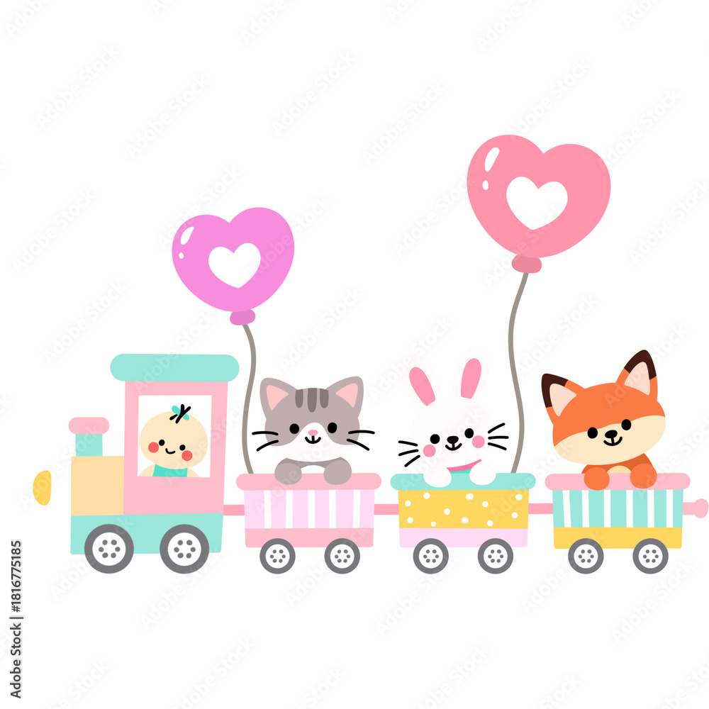 Naklejka premium Baby shower