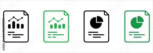 Analyze business performance with striking report graphics showing growth and trends for successful investment strategies and data driven decisions.