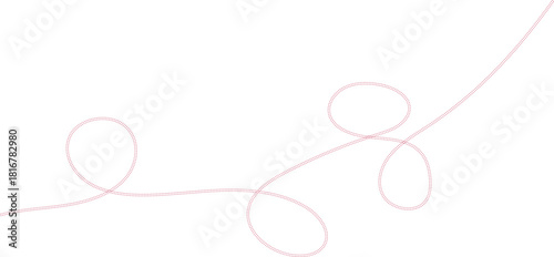 Light Pink Airplane Trail Line