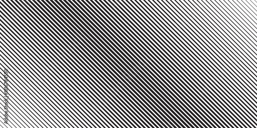 Slant line halftone gradation texture. Fading diagonal stripe gradient background. Black oblique pattern backdrop