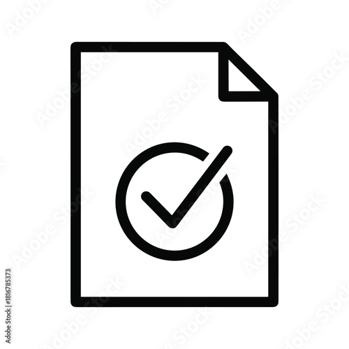 Black and white line art icon representing a large industrial printing press machine with paper output isolated on