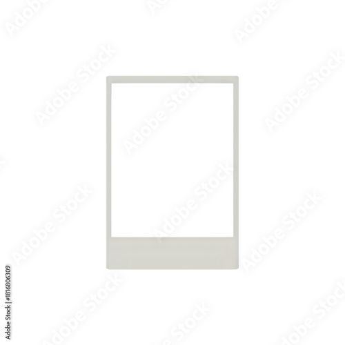 Modern photo frame with blank space for memories