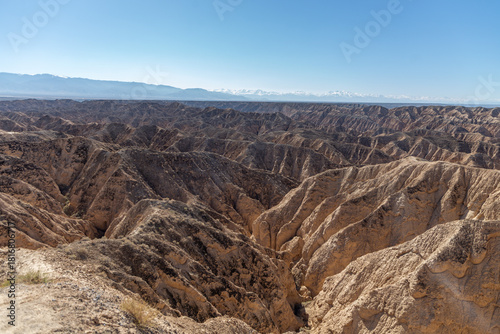Moon Canyon. Charyn national park, Almaty region, Kazakhstan.