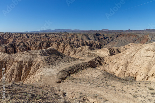 Moon Canyon. Charyn national park, Almaty region, Kazakhstan.