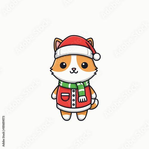 Cute Flat Vector Icon of Sam the Content Holiday Napper Winking Playfully. Minimalist graphic illustration for relaxation, vacation, and leisure content design.