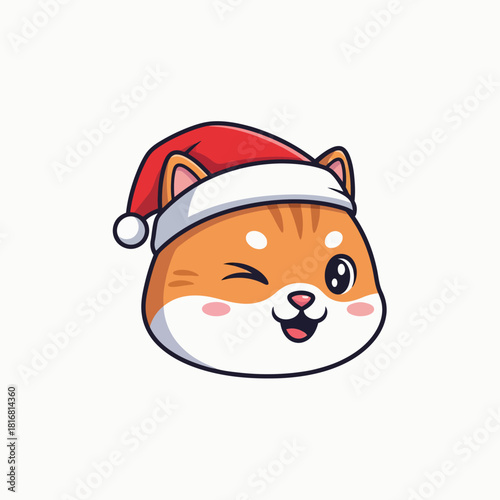 Playful Napping Character Vector Illustration. Sam the Content Napper flat style icon featuring a cute winking expression, perfect for seasonal downtime and vacation graphics.