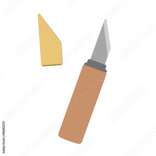 小刀のイラスト