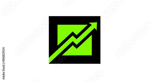 A Modern Graphic Showing Growth and Progress with a Bold, Eye-Catching Design