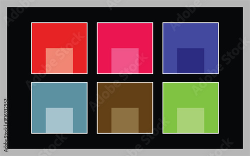 Multi Color Book Palte sample