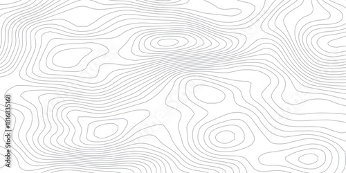 Background of the topographic map. Topographic map patterns, topography line map. Vintage outdoors style.