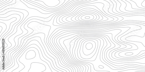 Abstract topographic map lines background. Vector seamless background, subtle pattern. topographic map background concept. Smooth Curved Topography Lines. Abstract Elevation Contour Background Vector.