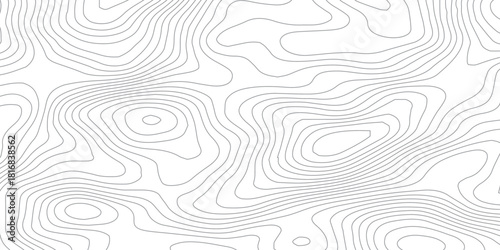 Abstract topographic map lines background. Vector seamless background, subtle pattern. topographic map background concept. Smooth Curved Topography Lines. Abstract Elevation Contour Background Vector.