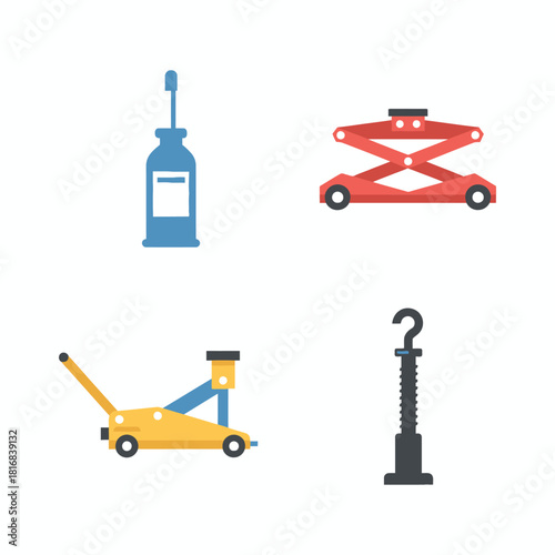 Heavy-Duty Car Jack for Easy Vehicle Lifting and Maintenance