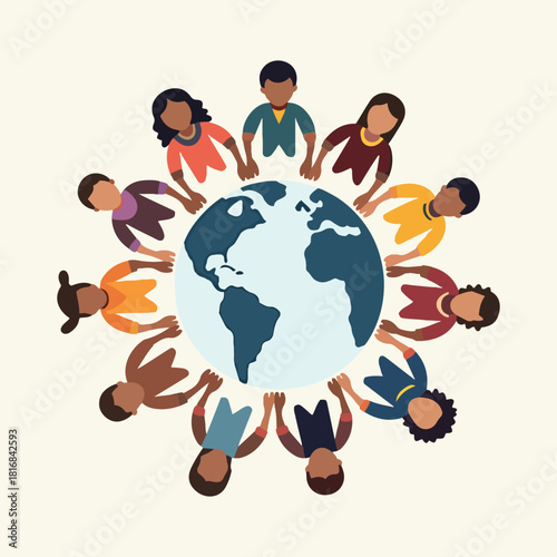 Volunteer appreciation and inclusive community vector pack — youth events, senior helpers, eco cleanup, online volunteering, and thank you celebration