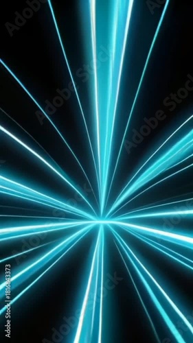 Abstract Hyper-Speed Light Rays Tunnel Into Dark Space