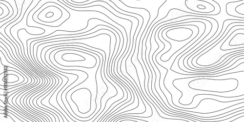 Abstract white topography vector background, Topographic map lines background. Abstract vector illustration.