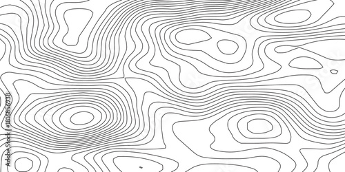 Abstract topographic map lines background. Vector seamless background, subtle pattern. topographic map background concept.