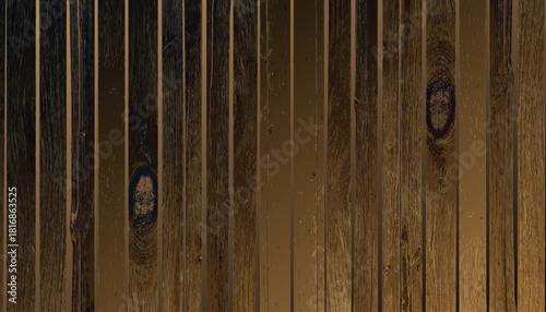 Acoustic wood panel, rustic old wooden texture, dark black, vintage interior background, paint effect