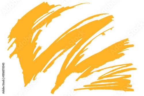 ブラシストロークの抽象アート｜手描きの筆跡テクスチャ素材