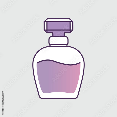 stylish perfume icon vector illustration