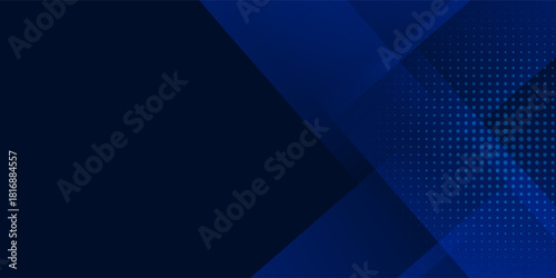 Abstract blue background with diagonal lines. Dynamic shapes composition. Vector eps10
