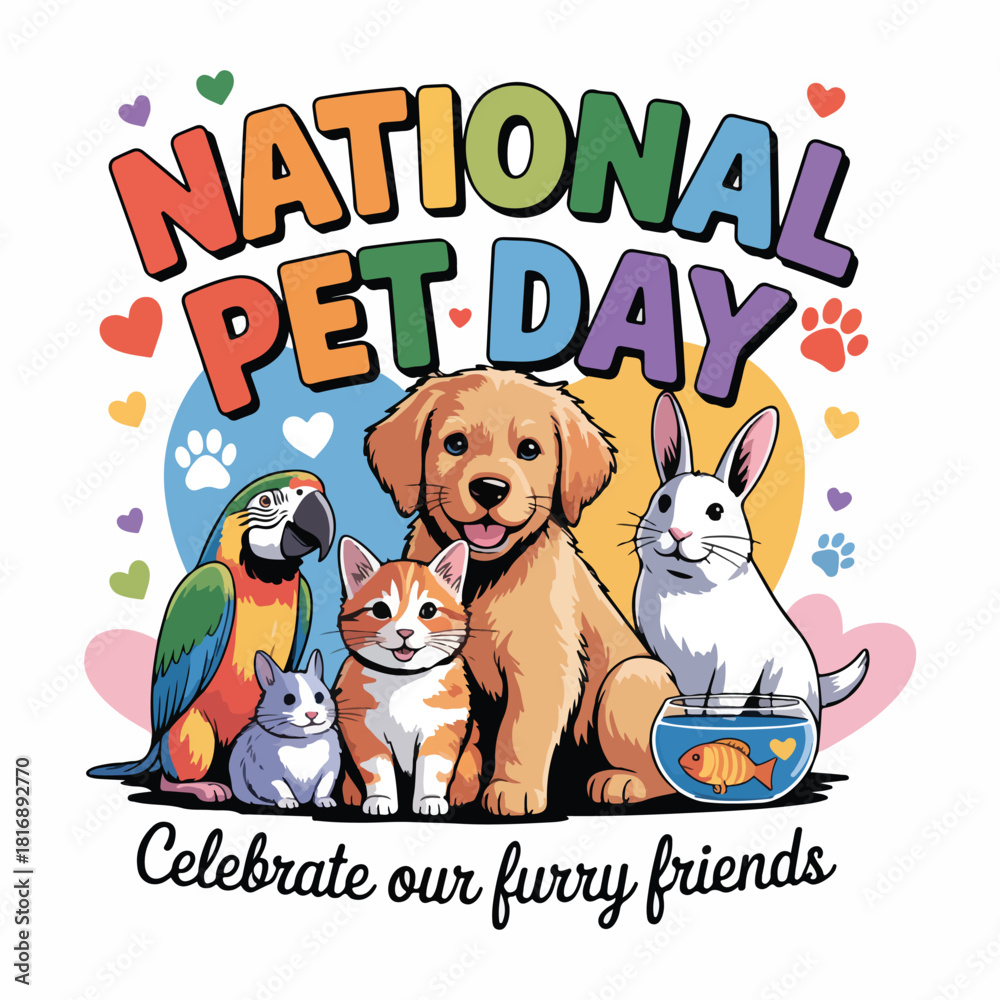 Fototapeta premium National Pet Day