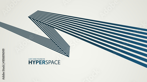 Lines in motion vector abstract background, 3D perspective stripes showing energy speed and aggression, minimal linear wallpaper art, sharp surreal graphics.