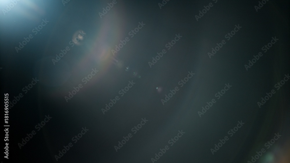 Obraz premium Abstract background of real lens flare for overlay or transition