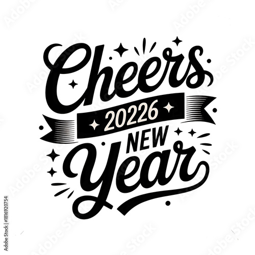 Canvas Print happy new year 2026