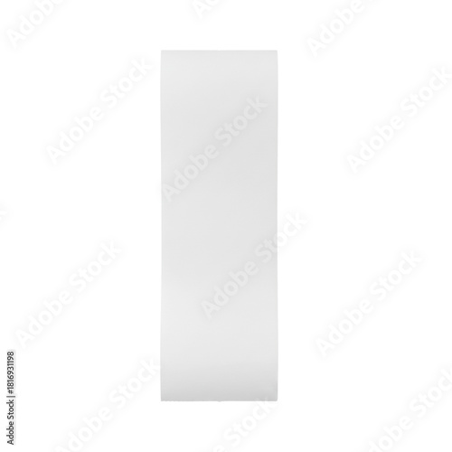 Foto Blank white receipt paper for business and finance concepts