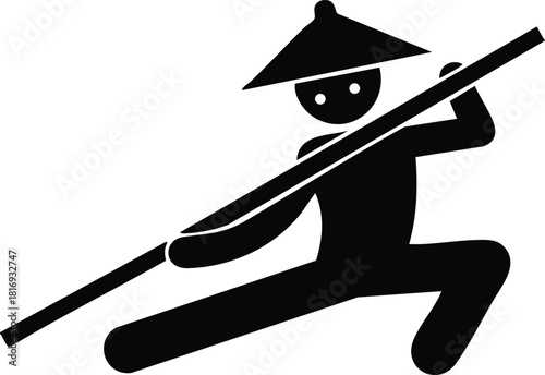 vector illustration of a magic wand