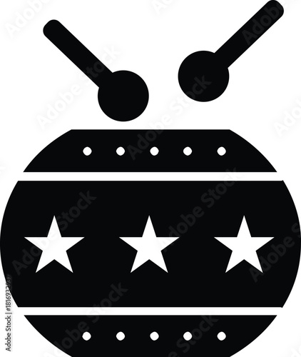 drum set vector for cultural program