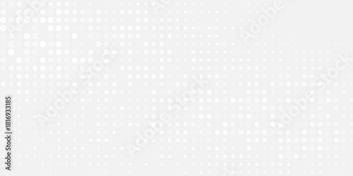 Dot white gray wave light technology texture background. Abstract big data digital concep modern grey