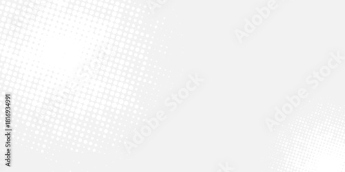 Dot white gray wave light technology texture background. Abstract big data digital concept.