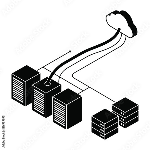 Cloud Network Infrastructure, Cloud Computing and Data Storage Solution, Cloud Network Diagram
