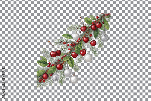 
Flat design Christmas badge collection